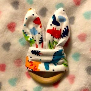 Bunny Ear Teething Ring